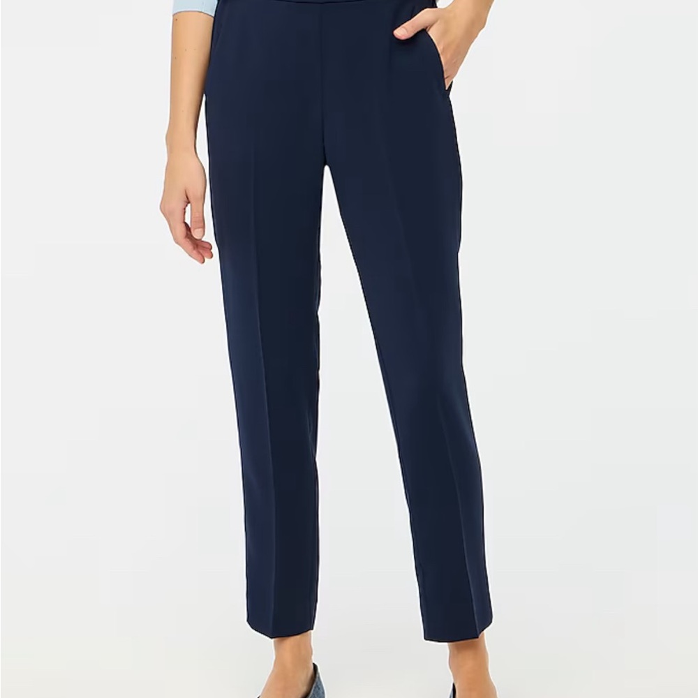 J. Crew Factory Blue Ankle Cropped Pants